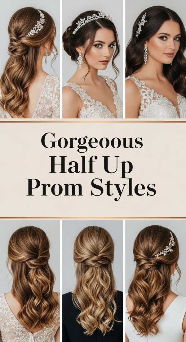 Sunkissed & Sophisticated: The Ultimate Guide to Luxe Summer Prom Hair Gorgeous Half Up Prom Styles 6a0366fde87bd