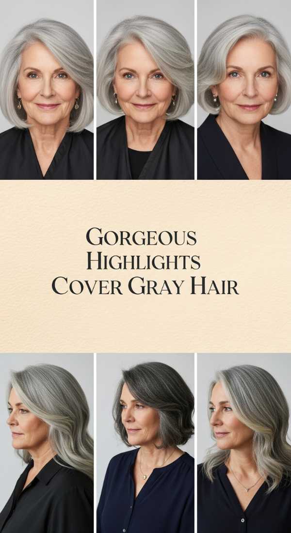 Gorgeous Highlights Cover Gray Hair 6a141ddb105d0