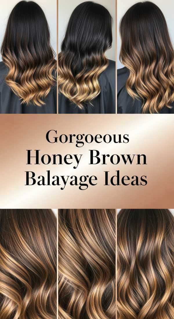 Gorgeous Honey Brown Balayage Ideas 6a08ccc1c282c