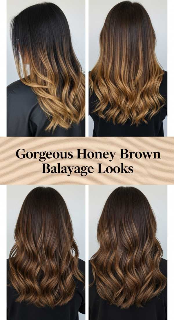 Gorgeous Honey Brown Balayage Looks 6a08ce6e98d7a