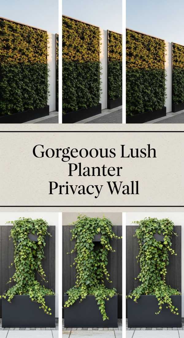 Gorgeous Lush Planter Privacy Wall 69fb05234dcf6