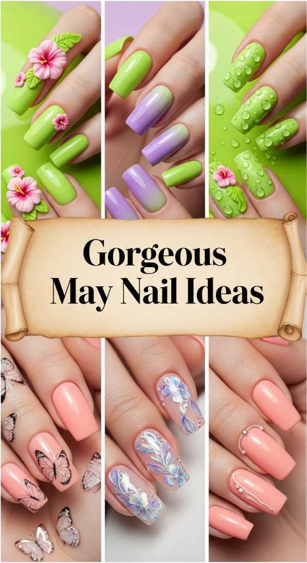 Gorgeous May Nail Ideas 6a134e479b3c4