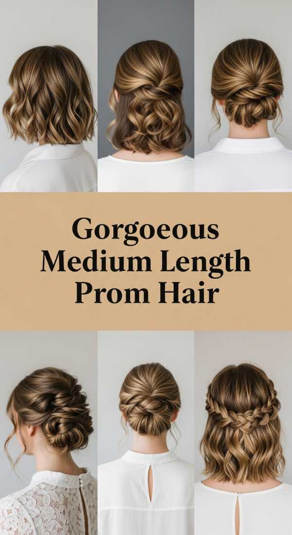 Gorgeous Medium Length Prom Hair 69fde77f9fbb9