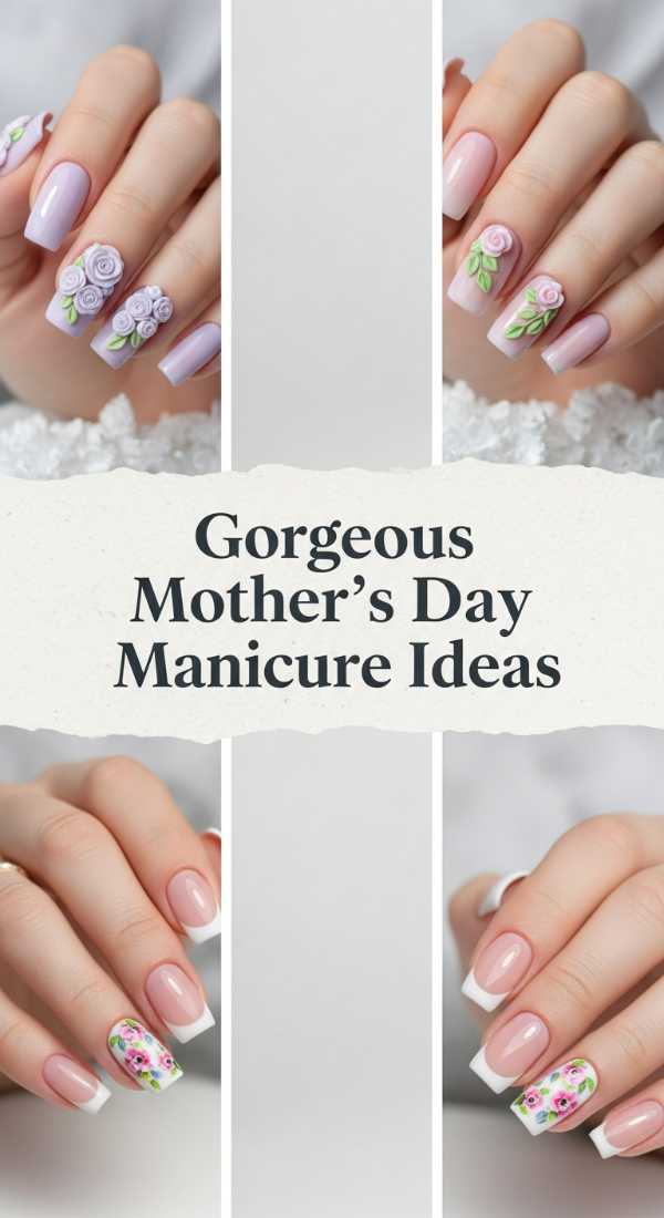 Gorgeous Mothers Day Manicure Ideas 6a134c45aad97