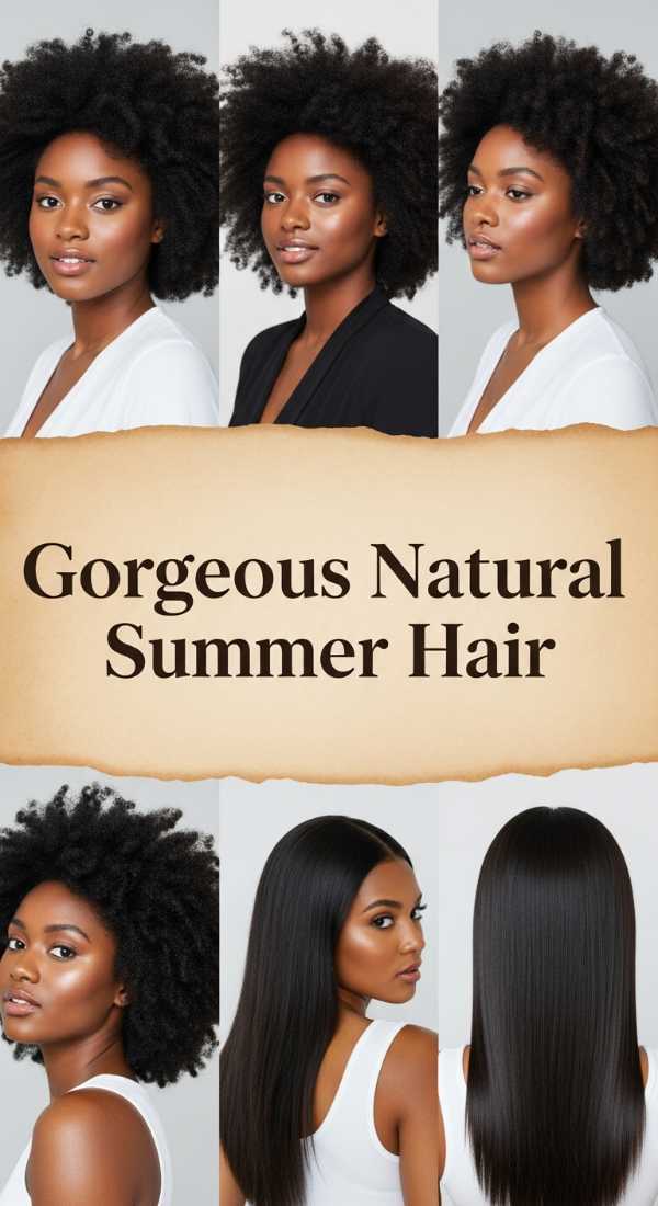The Ultimate Guide to Chic & Sweat-Proof Summer Graduation Hair Gorgeous Natural Summer Hair 6a08d5fb58f3e