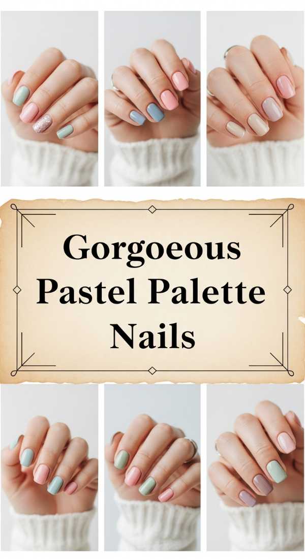 Beyond the Monochrome: Why Vibrant Multi-Colored Nails are Taking Over Gorgeous Pastel Palette Nails 6a08b1bb5deb3