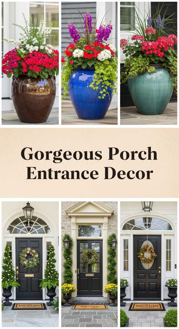 Gorgeous Porch Entrance Decor 69fb075a7d812