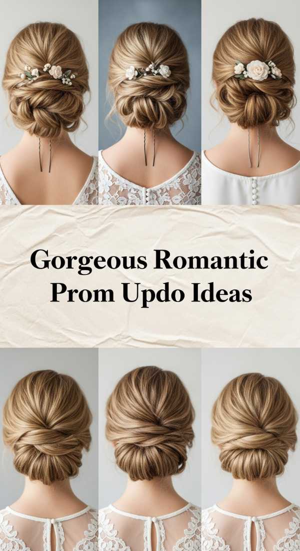 Crown Jewels: Elegant Updos and Waves for the Modern Prom Queen Gorgeous Romantic Prom Updo Ideas 69fde76dc2207