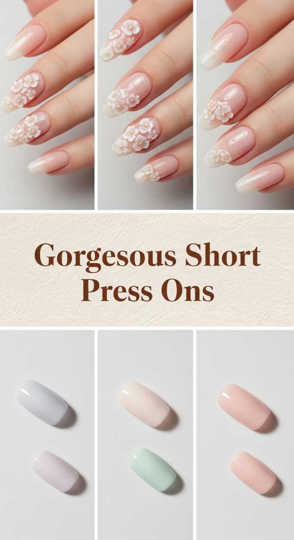 From Runway to Fingertips: The Exquisite Art of Bespoke Press-On Extensions Gorgeous Short Press Ons 6a13490732af2