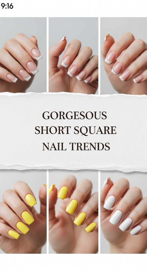 Gorgeous Short Square Nail Trends 6a006c600ea2d