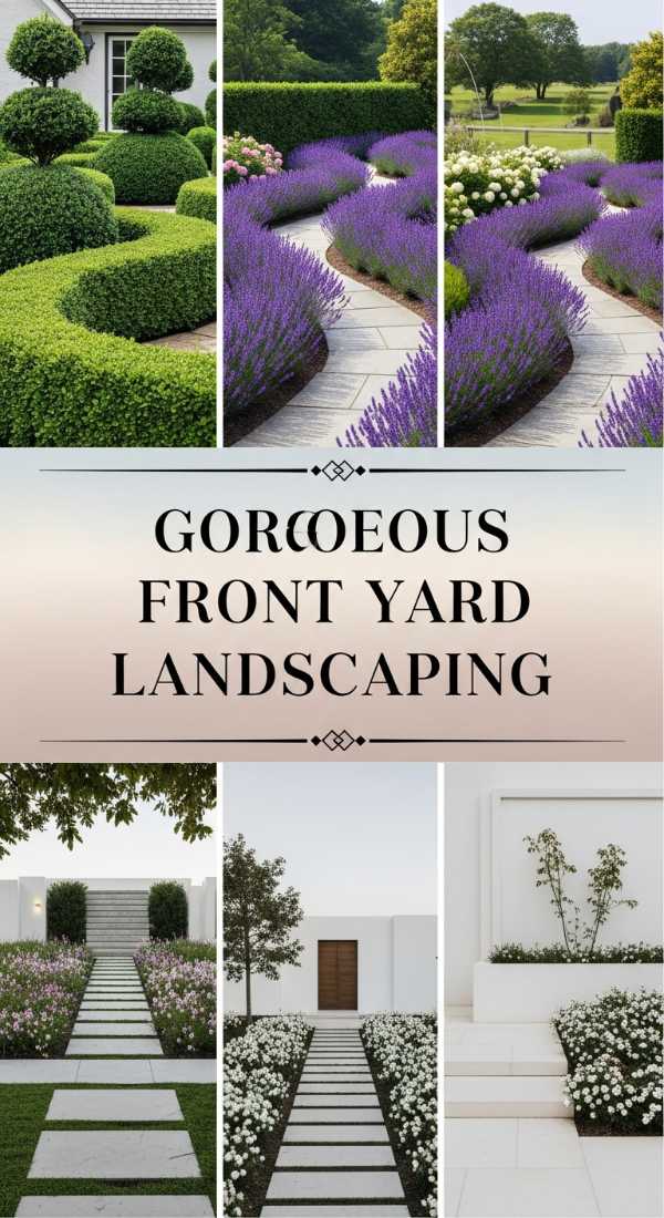 High-End Heat: Your Ultimate Guide to Chic Summer Interiors Gorgeous Simple Front Yard Landscaping 6a04b78eb3663