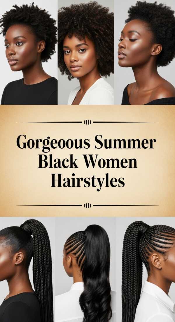 Gorgeous Summer Black Women Hairstyles 6a08ce885bbae