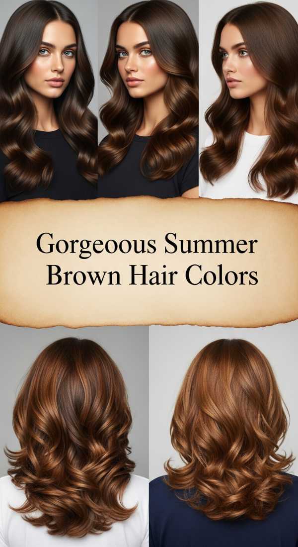 Gorgeous Summer Brown Hair Colors 6a08cb7ba0dff