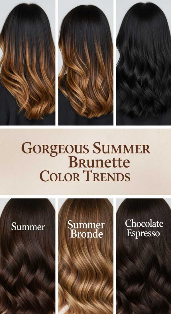From Cyber-Chic to Retro-Revival: 2026 Hair Trends You Need to See Gorgeous Summer Brunette Color Trends 6a08d438c4333