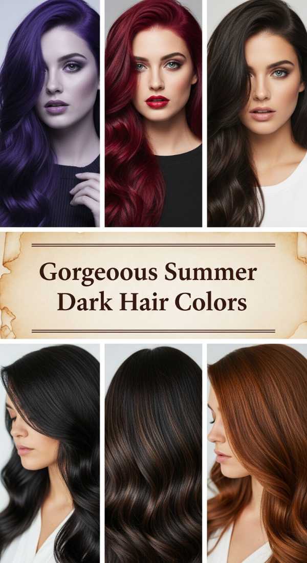 Gorgeous Summer Dark Hair Colors 6a14270051ae2