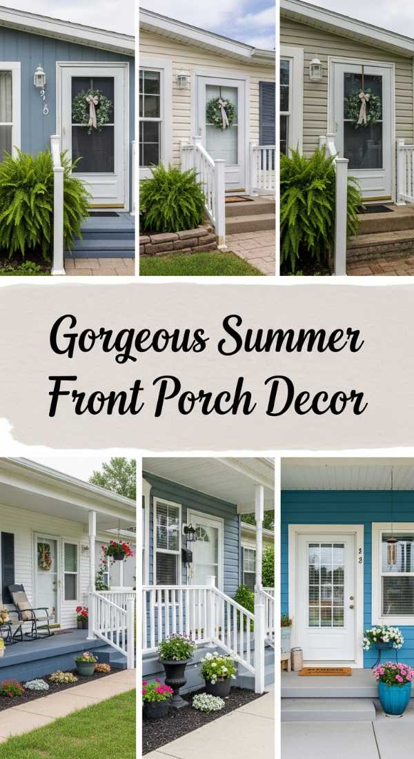 Gorgeous Summer Front Porch Decor 6a04baf2c7e7a