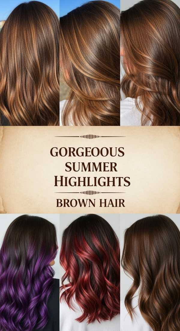 Gorgeous Summer Highlights Brown Hair 6a08ce48502b4