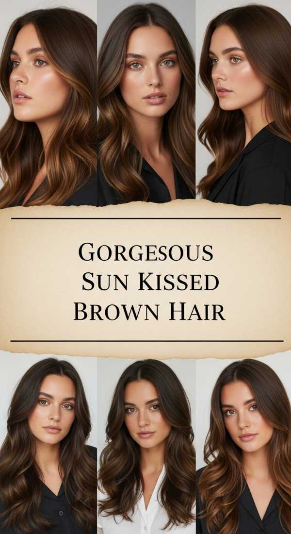 Slay the New Year: Your Complete Guide to 2026's Hottest Hairstyles Gorgeous Sun Kissed Brown Hair 6a08d603e63c9