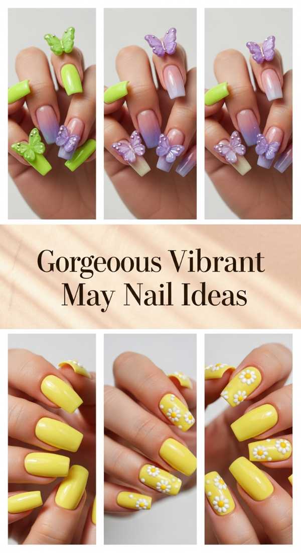 Gorgeous Vibrant May Nail Ideas 6a134f28b1b36