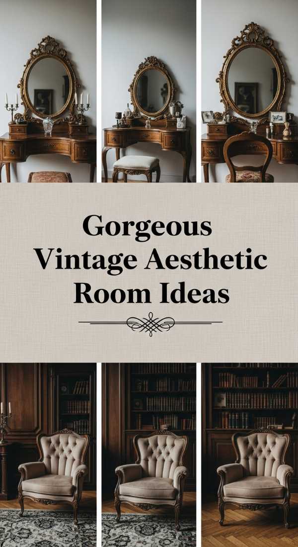 Gorgeous Vintage Aesthetic Room Ideas 6a03583bd55a7