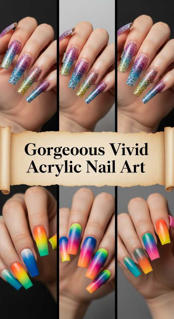Gorgeous Vivid Acrylic Nail Art 6a08b00019dd3