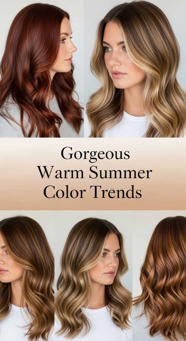 Chic & Cutting-Edge: The Ultimate Guide to Modern Hairstyles Gorgeous Warm Summer Color Trends 6a142e341f161