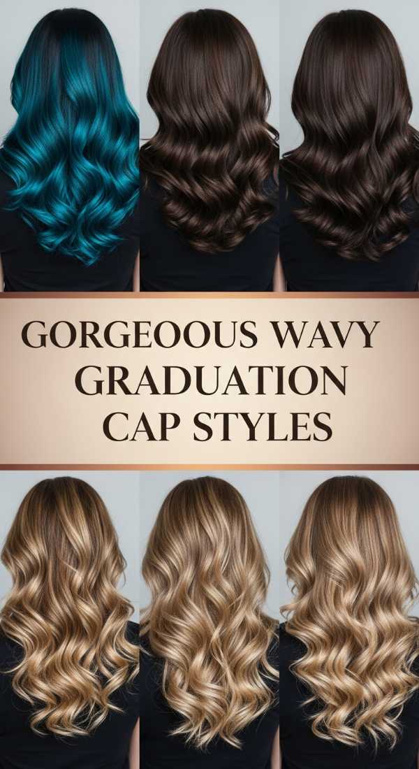 Gorgeous Wavy Graduation Cap Styles 6a08cb555622b