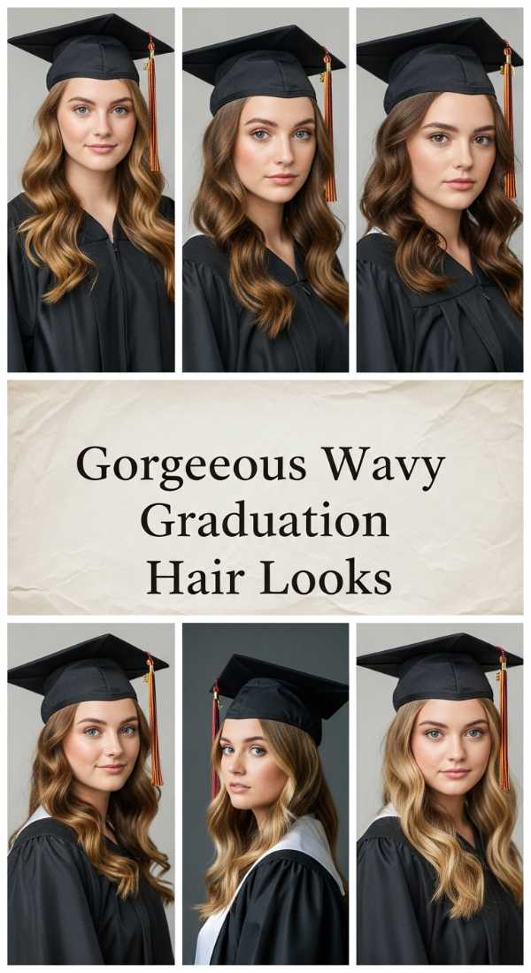 Gorgeous Wavy Graduation Hair Looks 6a08ccdee3633