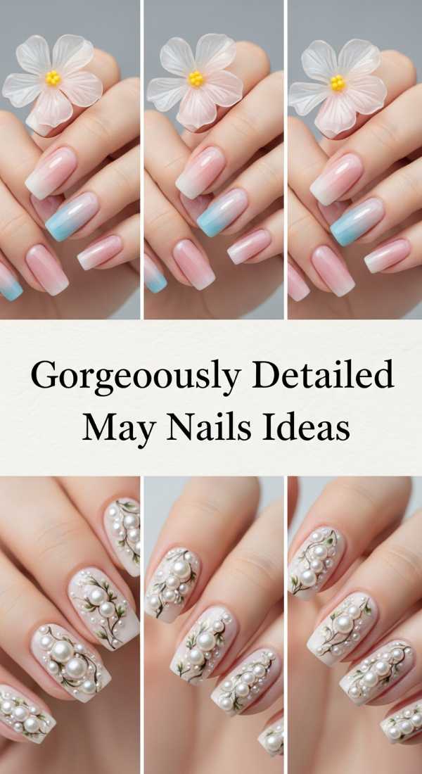 Gilded Gatherings: A Masterclass in High-End Holiday Style Gorgeously Detailed May Nails Ideas 6a134930dd0e2