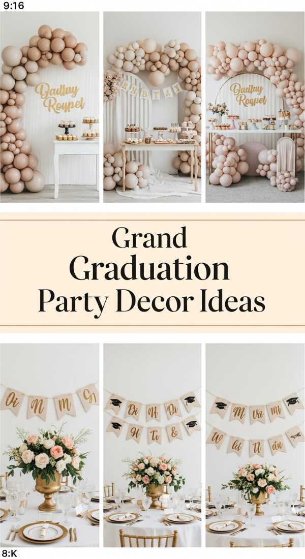 Grand Graduation Party Decor Ideas 6a134e366882d