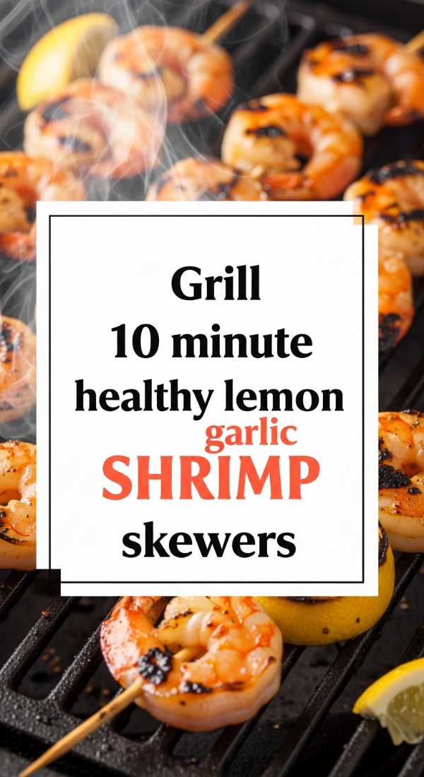 Grill 10 Minute Healthy Lemon Garlic Shrimp Skewers 69fc1908ce0b9