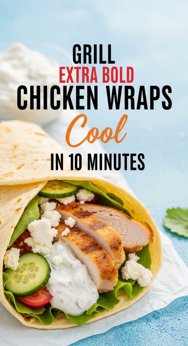 Grill Healthy Mediterranean Chicken Wraps In 10 Minutes 6a044ae273801