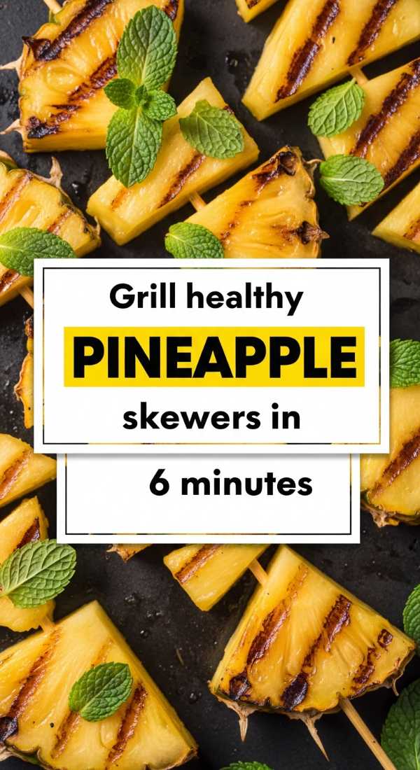 Grill Healthy Pineapple Skewers In 6 Minutes 69fd8a9c2bdf6