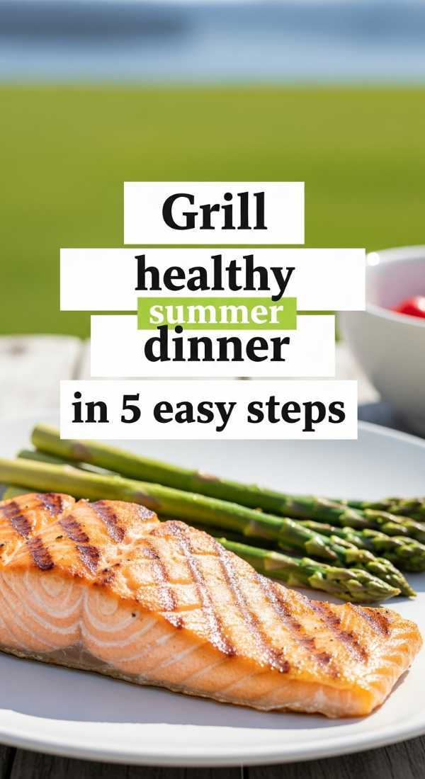 Sizzle & Chill: 10 No-Stress Summer Recipes for Easy Entertaining Grill Healthy Summer Dinner In 5 Easy Steps 6a10d07030aff