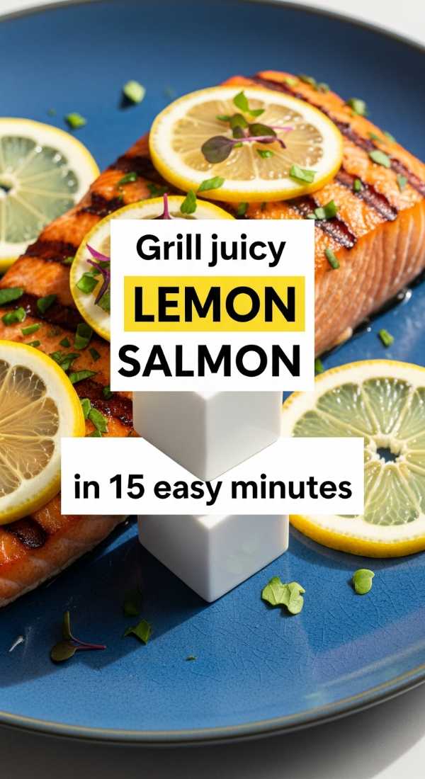 Taste the Sunshine: Essential Recipes for Your Best Summer Ever Grill Juicy Lemon Salmon In 15 Easy Minutes 6a017dbb9ed0f