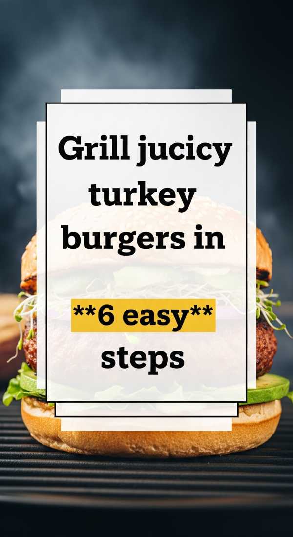 Grill Juicy Turkey Burgers In 6 Easy Steps 69f4426106188