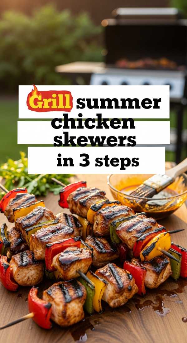 Bold Colors and Fresh Vibes: The Ultimate Summer Kitchen Makeover Grill Summer Chicken Skewers In 3 Steps 69fc191a64e53