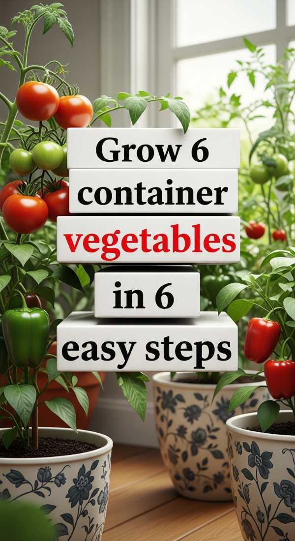 Grow 6 Container Vegetables In 6 Easy Steps 69f4858ca2561