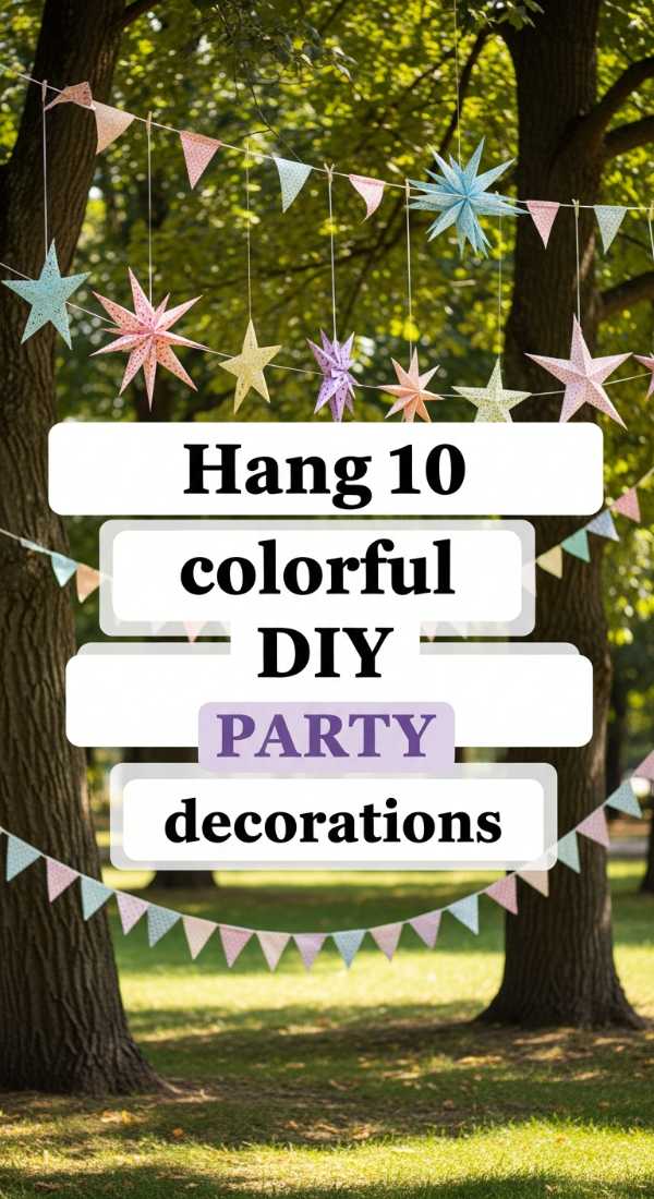 Hang 10 Colorful Diy Party Decorations 6a057ecf96961