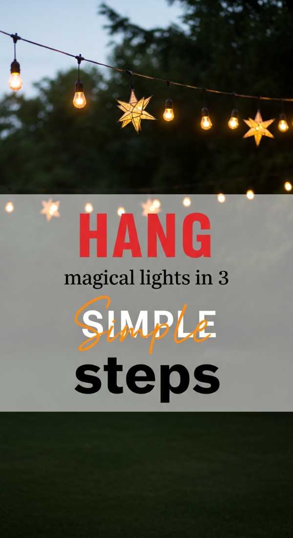 From Sunset to Starry Night: Your Step-by-Step Outdoor Party Checklist Hang Magical Outdoor Lights In 3 Simple Steps 6a056fa901f87