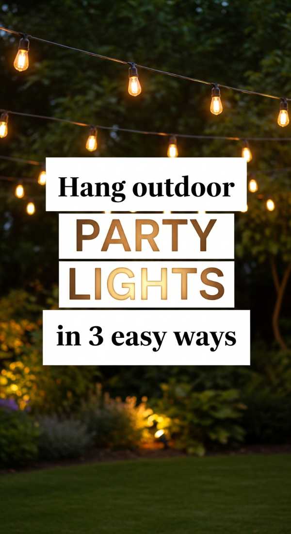 Hang Outdoor Party Lights In 3 Easy Ways 69f87160ae96a