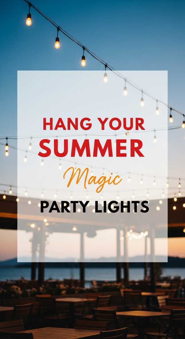 Aperitivo & Amore: The Essential Italian Summer Party Handbook Hang Your Summer Party Lights In 4 Minutes 6a0d9ec457931