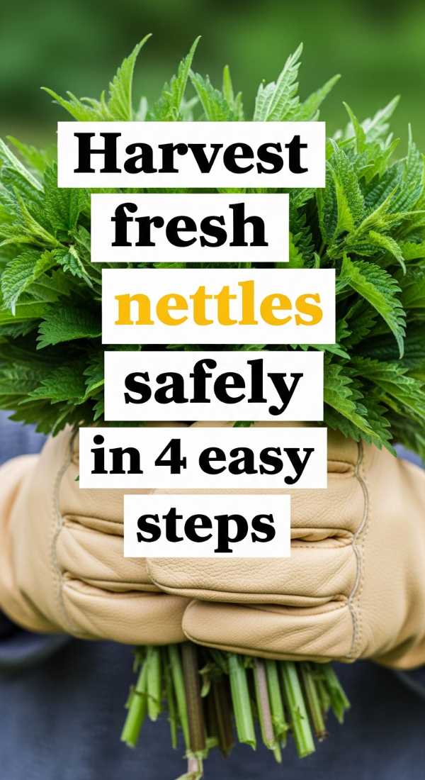 Harvest Fresh Nettles Safely In 4 Easy Steps 69f47a118b746