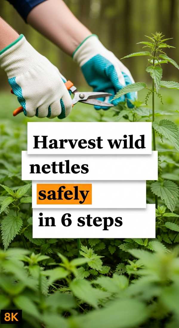 Harvest Wild Nettles Safely In 6 Steps 69f47b3ac45e2
