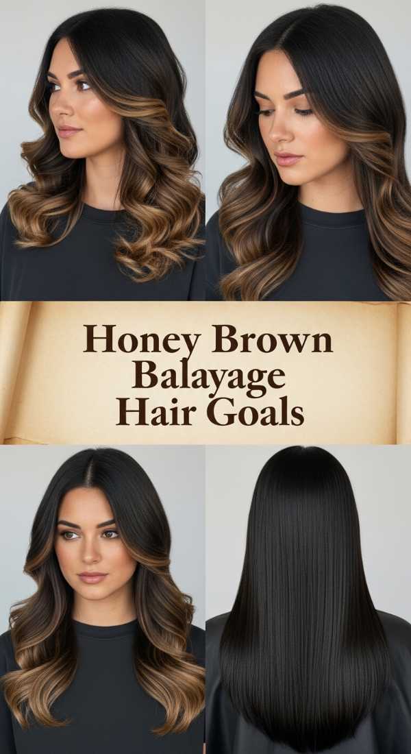 From Gowns to Gowns: Chic Graduation Hairstyles for Your Hottest Summer Honey Brown Balayage Hair Goals 6a08ce8be3bdd