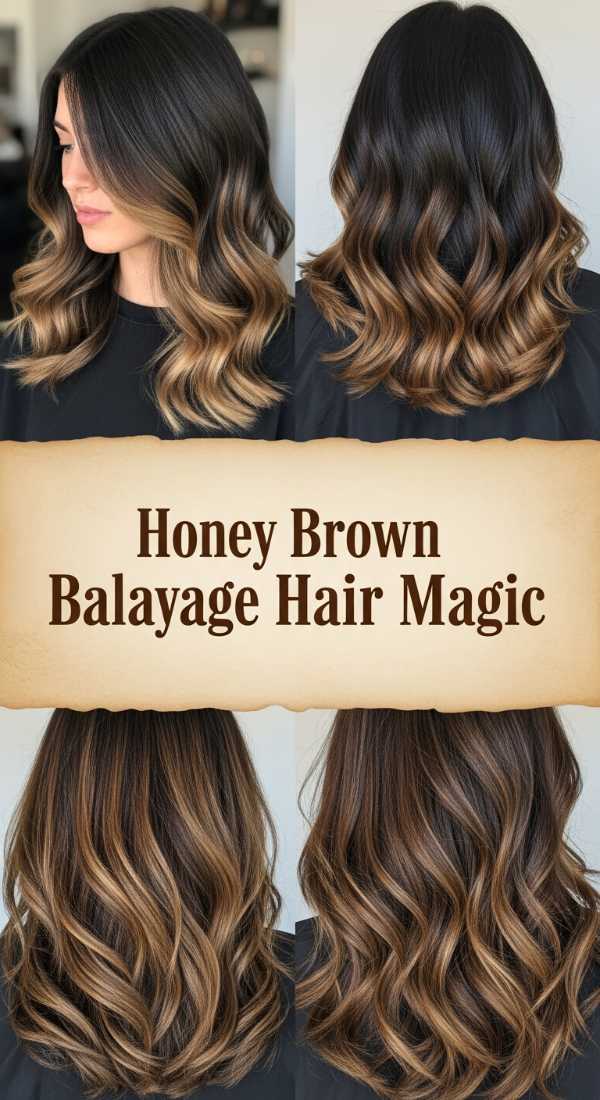 Honey Brown Balayage Hair Magic 6a08cd076e40f