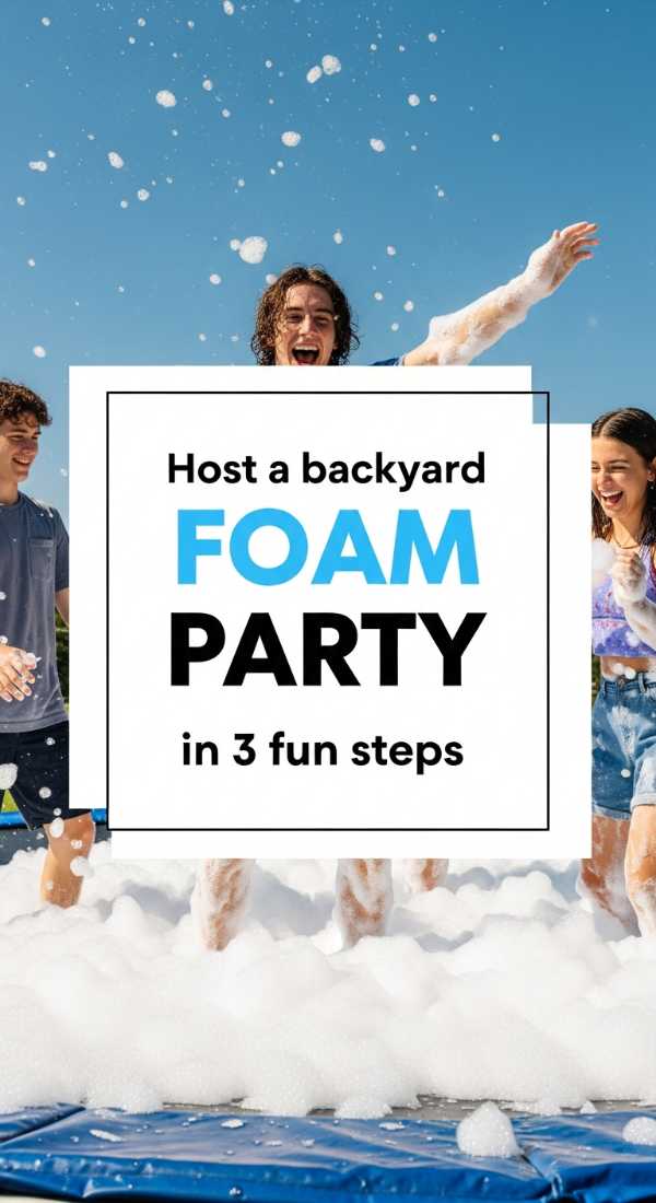 Host A Backyard Foam Party In 3 Fun Steps 69f47ee854958