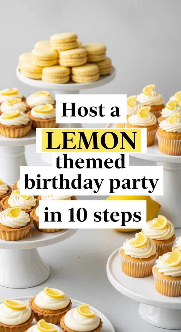 Host A Lemon Themed Birthday Party In 10 Steps 69f7277f0ca17
