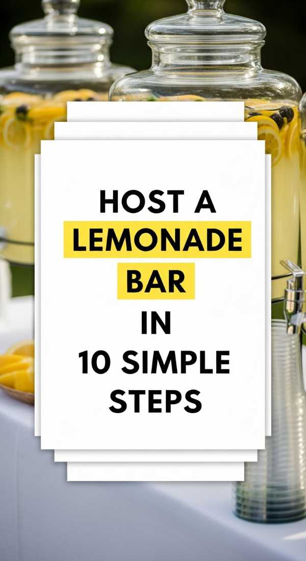 Host A Lemonade Bar In 10 Simple Steps 6a070b51ba1f4
