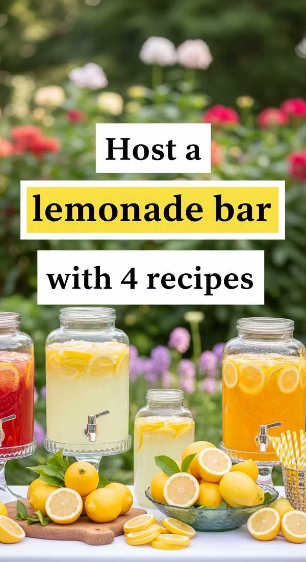 Host A Lemonade Bar With 4 Recipes 6a06ee35e9e50